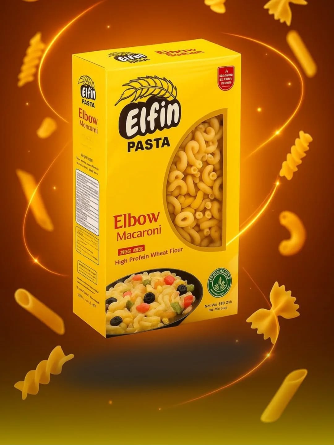 Elfin Pasta Big Elbow Macaroni 400 Gm/30pc