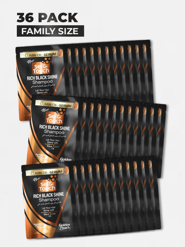 Set & Touch Rich Black Shine Shampoo 4ml Sachet