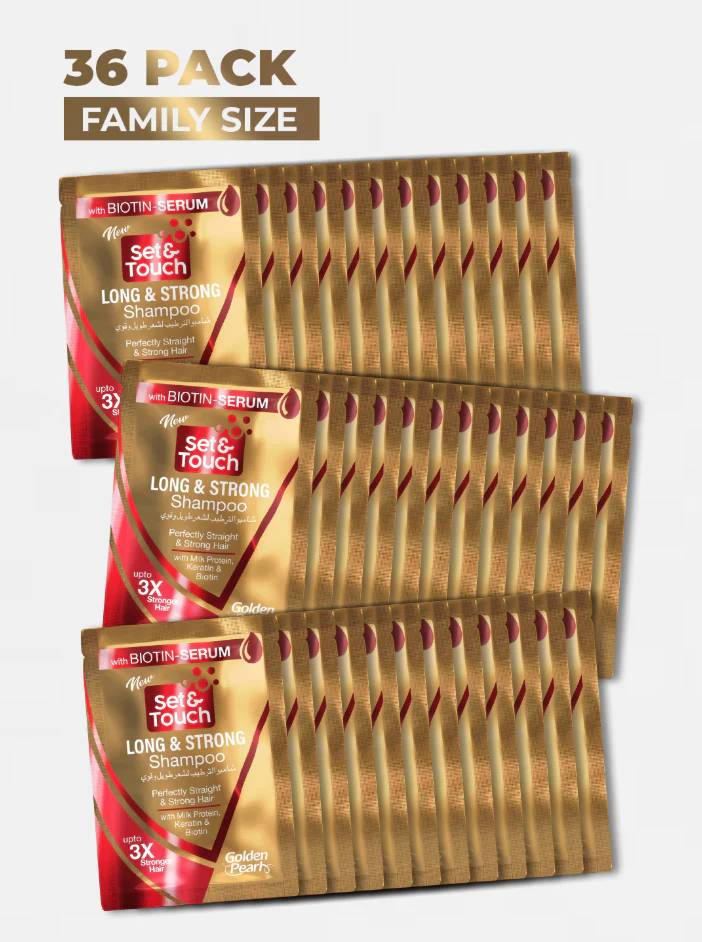 Set & Touch LONG & STRONG SHAMPOO 4ml Sachet 432pc