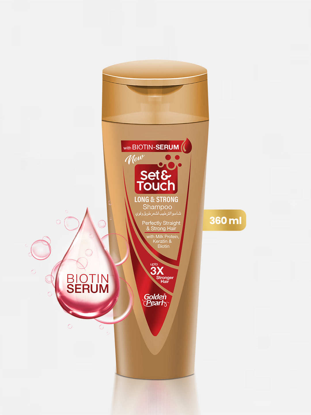 Set and Touch - Long and Strong Shampoo 360ml