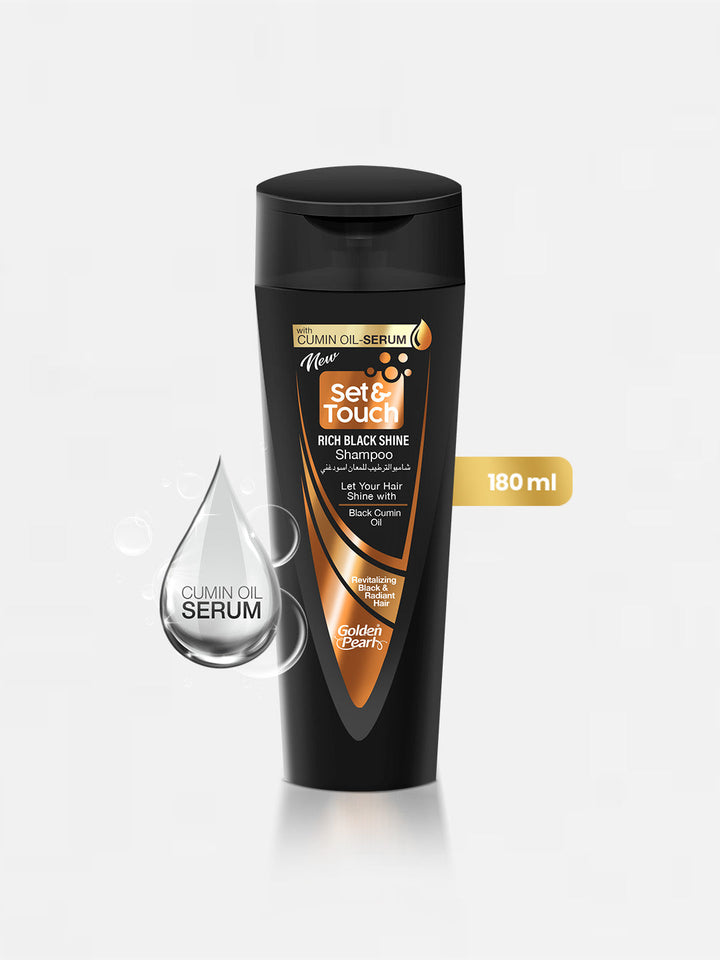 Set and Touch - Rich Black Shine Shampoo 180ml