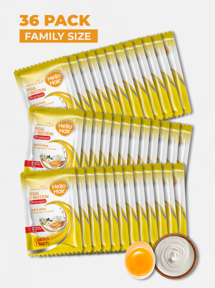 Hello-Hair-Egg-Protein-Shampoo 4ml-Sachet 432pc