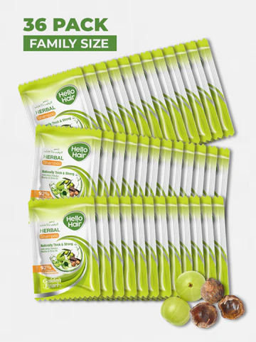 Hello-Hair-Herbal-Shampoo 4ml-Sachet 432pc