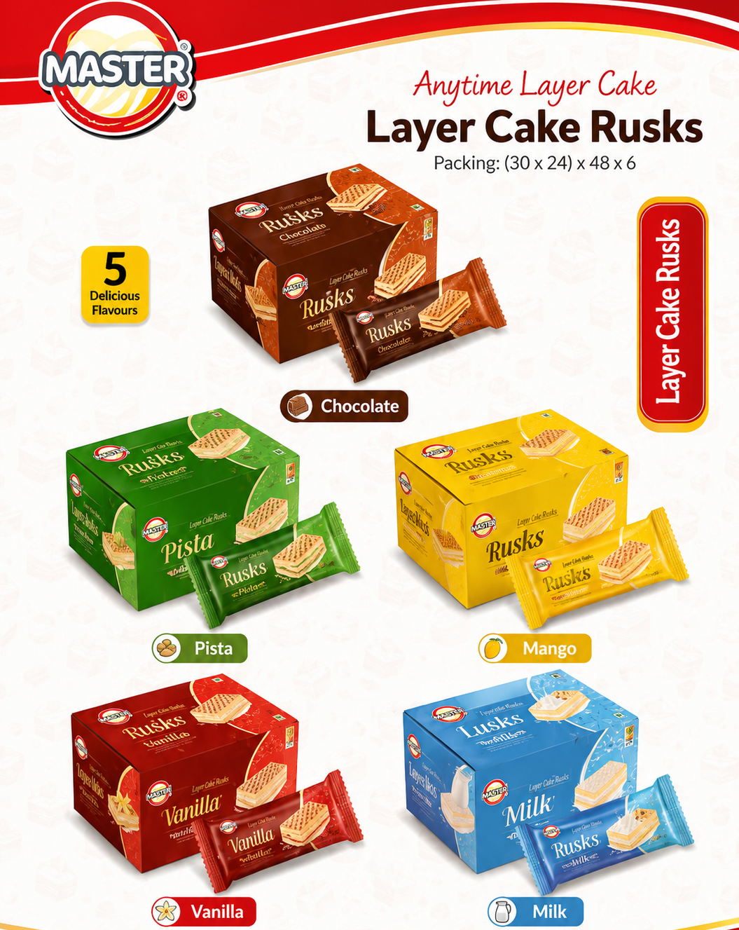 Masters Anybite Cake Rs 5