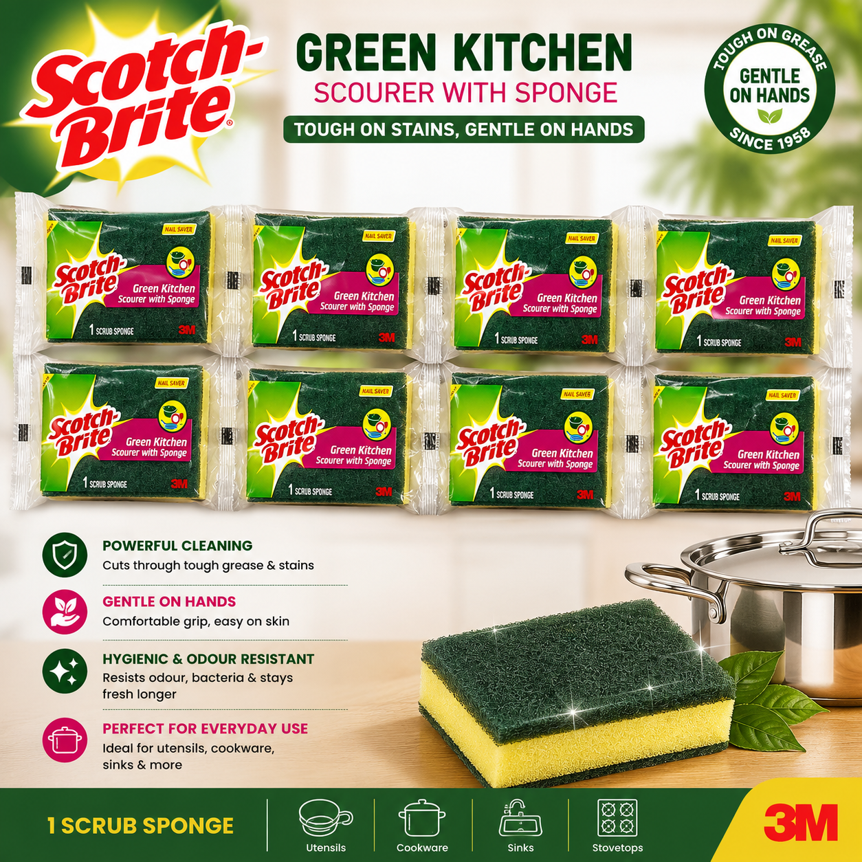 Scotch Brite  Nail Saver  12+1