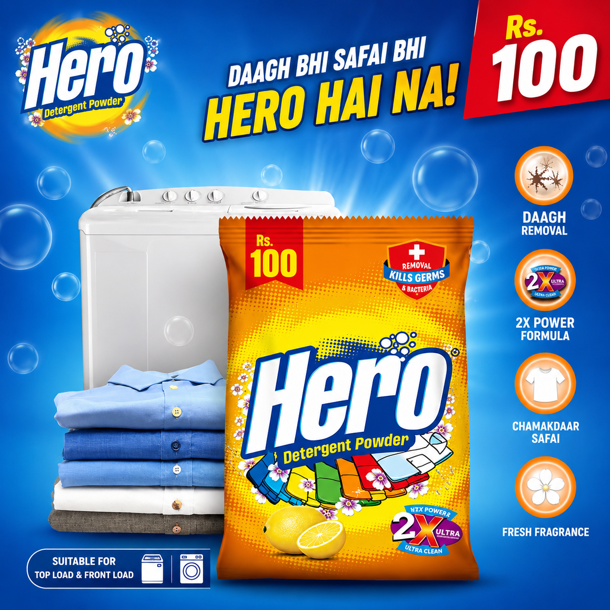 Hero Surf  Rs100, 36pc