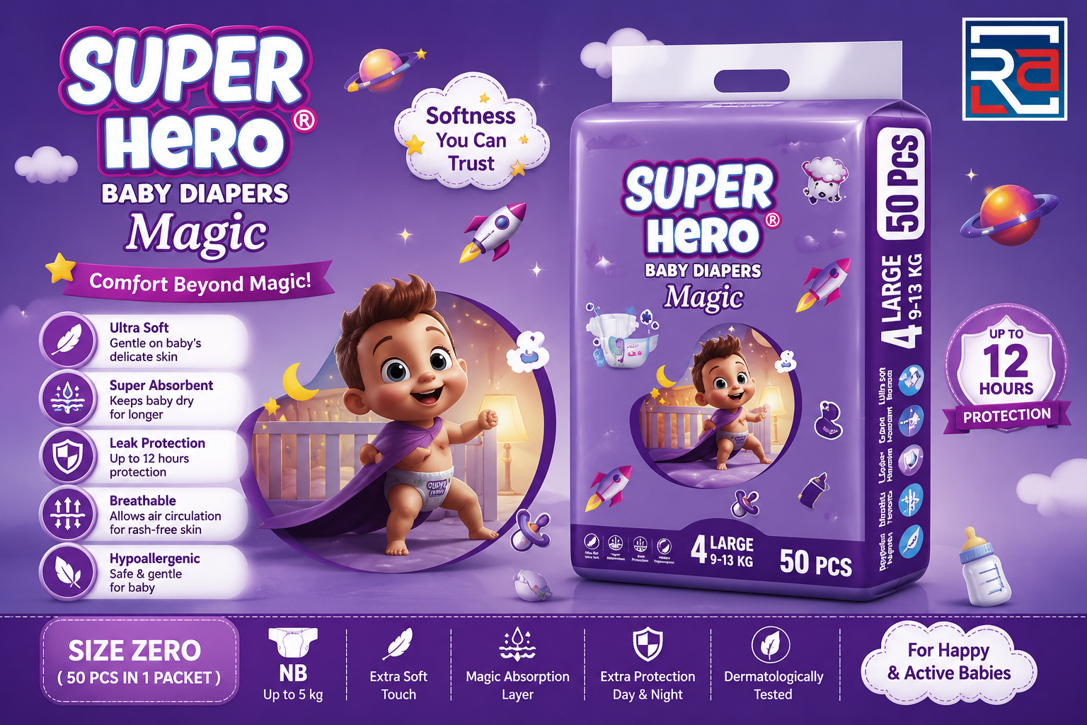 Super Hero Diapers