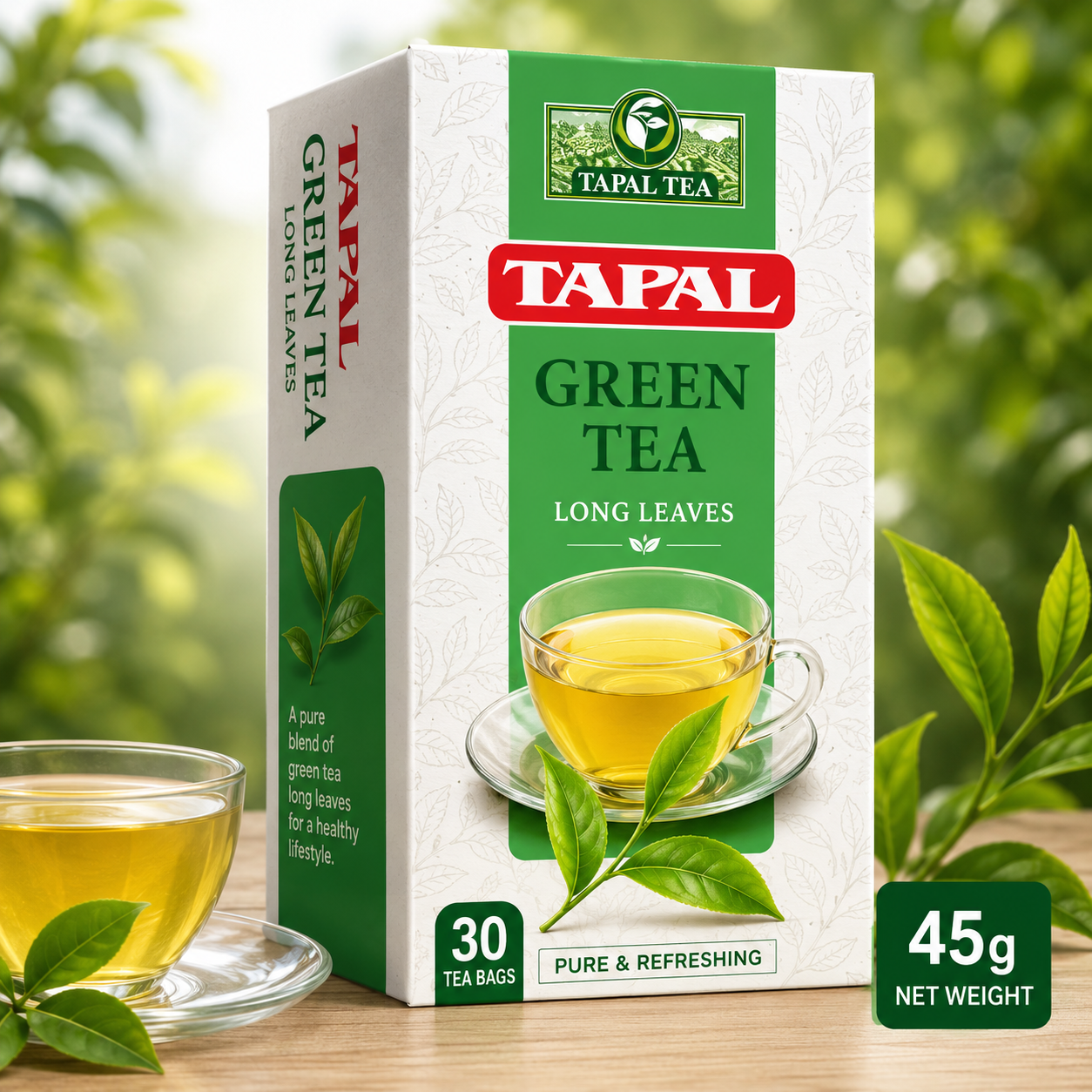 Green Tea Pure Green Tea Bag 45gm